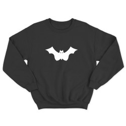 Парные свитшоты для двоих мужа и жены, влюбленных с принтом Mr Batman & Mrs Batman / Толстовка без капюшона для пары