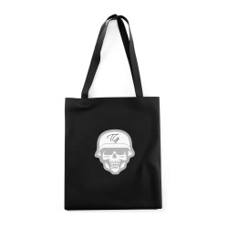 Сумка шоппер с черепом сумка хозяйственная shopper тканевая сумка экосумка