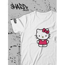 Футболка Hello Kitty Аниме Куроми оверсайз дрейн майка с принтом