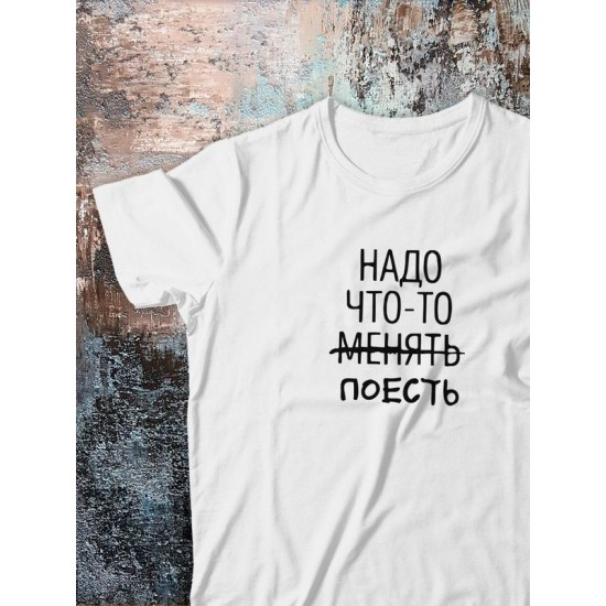 Футболка с мемом котом