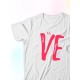 Парные футболки Love надпись любовь Ve y2k с принтом