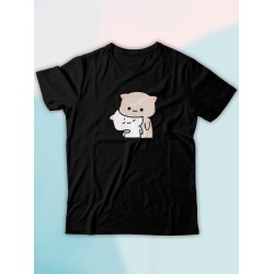 Парные футболки Mochi cats chibi cat kawaii с принтом