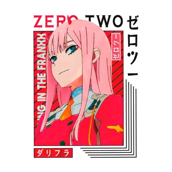 Футболка Zero Two Любимый Милый во Франксе Зеро Ту с принтом