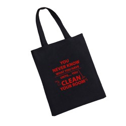 Сумка шоппер - холщовая хлопковая эко сумка с принтом Clean room