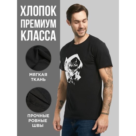 Футболка Аниме оверсайз с принтом