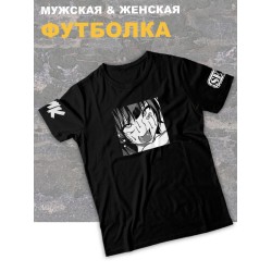 футболка оверсайз с принтом аниме Хентай anime hub.