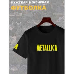 Футболка с надписью Metallica