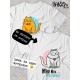 Парная футболка кошечка и кот мур mr с принтом