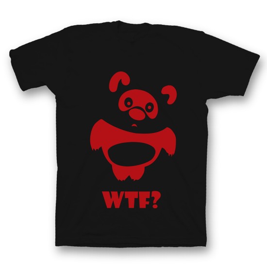 футболка с прикольным принтом "WTF Winnie"
