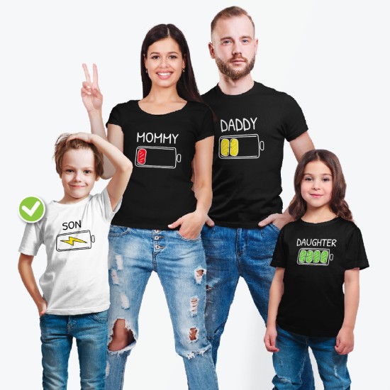 Футболки Фэмили Лук для всей семьи с принтом