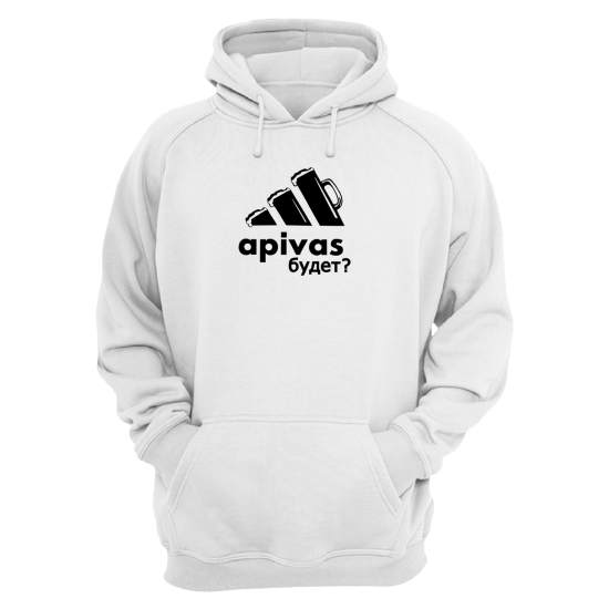 Худи оверсайз с надписью Apivas