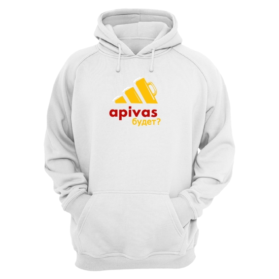Худи оверсайз с надписью Apivas
