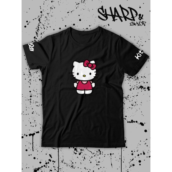 Футболка Hello Kitty Аниме Куроми с принтом