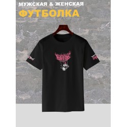 Футболка аниме Куроми Hello Kitty Kuromi zxc y2k оверсайз с принтом