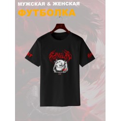 Футболка Аниме тян девушка anime zxs cursed Dr Seuss с принтом