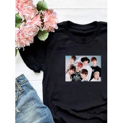 Футболка БТС участники BTS мемберы Bangtan boys кпоп с принтом