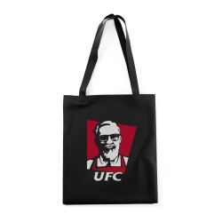 Сумка шоппер - холщовая хлопковая эко сумка с принтом UFC