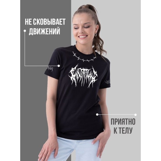 Футболка Аниме оверсайз с принтом
