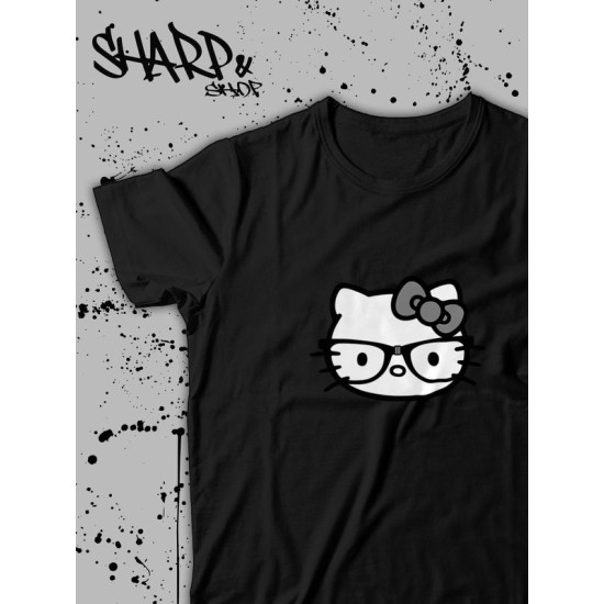 Футболка Hello Kitty Аниме Куроми оверсайз дрейн майка с принтом