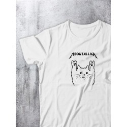 Футболка с принтом Meowtallica