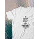 Футболка с надписью Keep calm