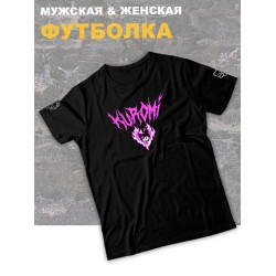 футболка оверсайз с принтом аниме Куроми Kuromi zxc.