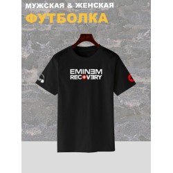 Футболка Eminem recovery рэпер Эминем рэп Эминэм с принтом