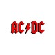 Шоппер бежевый с принтом ACDC. Сумка для шопинга на плечо тканевая, мужская и женская.