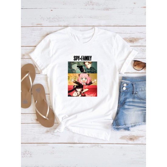 Футболка Spy X Family аниме Cемья шпиона anime merch с принтом