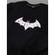 Парные свитшоты для двоих мужа и жены, влюбленных с принтом Mr Batman & Mrs Batman / Толстовка без капюшона для пары