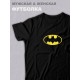 футболка оверсайз с принтом надписью "Batman" унисекс