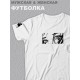 Футболкаоверсайз с принтом глаза тян