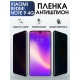 Защитная гидрогелевая пленка для Xiaomi для телефона Xiaomi Redmi note 9 4g, полиуретановая плёнка антишпион на смартфон Сяоми Редми ноте 9 4г. Аксессуар для защиты экрана гаджета Ксиоми.