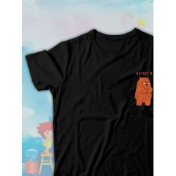 Парные футболки We Bare Bears Гризли злюся с принтом