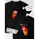Парные футболки Love is lover boy мальчик с принтом