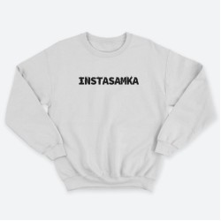 Женский свитшот с принтом Instasamka.