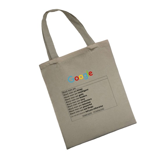 Сумка шоппер - холщовая хлопковая эко сумка с принтом Google
