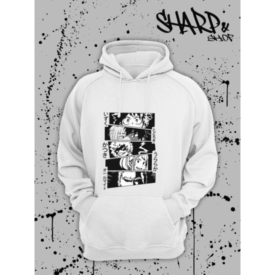 Толстовка женская белая или черная с капюшоном и карманом, с принтом аниме ахегао и надписью хентай, кофта оверсайз для женщин и мужчин с рисунком anime больших размеров унисекс.