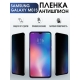 Защитная гидрогелевая пленка антишпион на телефон Samsung Galaxy M01s, матовая гелевая пленка на смартфон Самсунг галакси M01s, для защиты экрана телефона