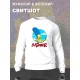 Парные свитшоты Мардж Симпсон Симсон mother белый женский с принтом Симпсоны Marge Simpson Simpsons Симсоны мама для влюбленных пар парня и девушки, двоих подруг, мемная парная одежда y2k оверсайз