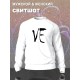 Парные свитшоты Love любовь надпись Ve y2k белыйженский с принтом aesthetic art минимализм для влюбленных пар парня и девушки, двоих подруг, милая прикольная парная одежда андеграунд оверсайз