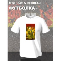 Футболка Симпсоны Гомер Симпсон мем с военным принтом