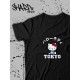 Футболка Hello Kitty Аниме Куроми оверсайз дрейн майка с принтом