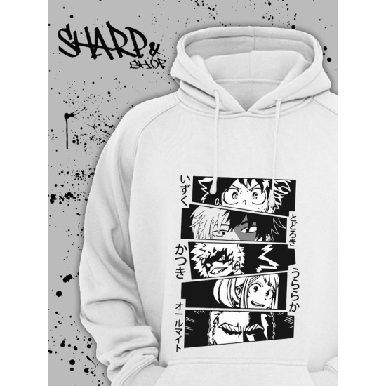 Толстовка женская белая или черная с капюшоном и карманом, с принтом аниме ахегао и надписью хентай, кофта оверсайз для женщин и мужчин с рисунком anime больших размеров унисекс.