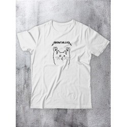 Футболка с принтом Meowtallica