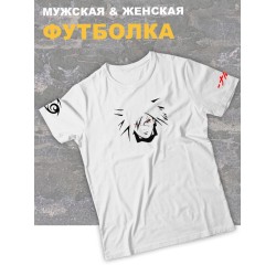 Футболка оверсайз с принтом аниме Мадара Учиха манга.