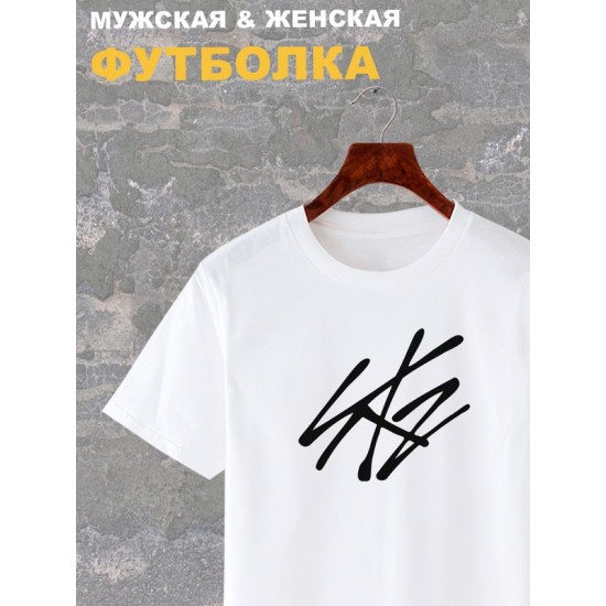 Футболка Skz Straykids Stray Kids логотип стрэй кидс с принтом