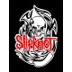 Шоппер черный с принтом Slipknot. Сумка для шопинга на плечо тканевая, мужская и женская.