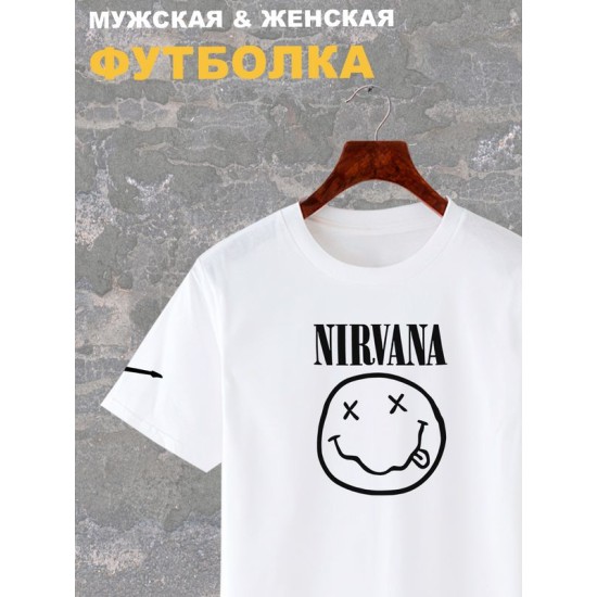 Футболка Нирвана Nirvana logo логотип лого с принтом