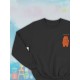 Парные свитшоты We Bare Bears Гризли злюся черная женская с принтом Вся правда о медведях для влюбленных пар парня и девушки, двоих подруг и друзей, мемная парная одежда underground y2k оверсайз